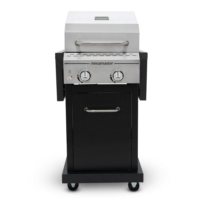 Megamaster 2Burner Propane Gas Grill with Side Shelf & Reviews Wayfair
